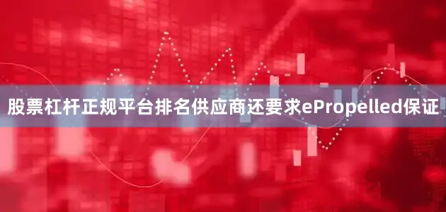 股票杠杆正规平台排名供应商还要求ePropelled保证
